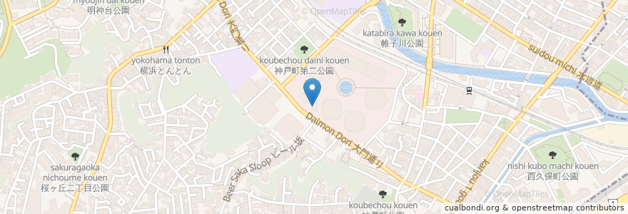 Mapa de ubicacion de スパゲティ マリアーノ en ژاپن, 神奈川県, 横浜市, 保土ヶ谷区.