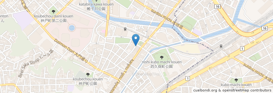 Mapa de ubicacion de 和菜 いちりん en 日本, 神奈川県, 横浜市.