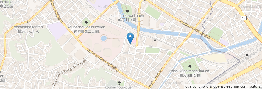 Mapa de ubicacion de 古町橋こども歯科クリニック en 日本, 神奈川縣, 横滨市, 保土ヶ谷区.