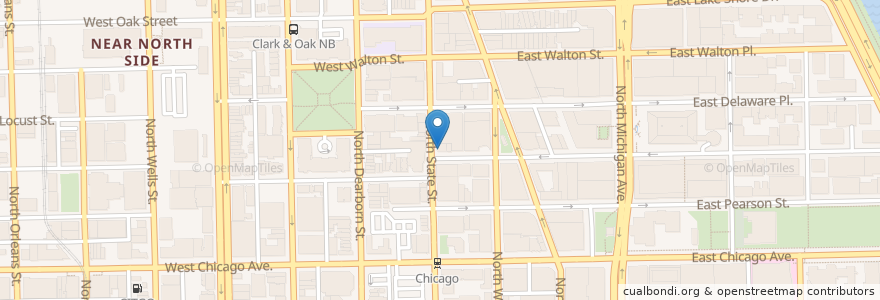 Mapa de ubicacion de Tempo Cafe en Estados Unidos De América, Illinois, Chicago.