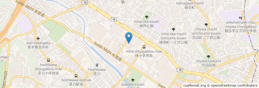 Mapa de ubicacion de 保土ヶ谷中央薬局 en Japão, 神奈川県, 横浜市, 保土ヶ谷区.