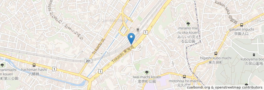 Mapa de ubicacion de やきとり もつ煮込み 三河屋 en Jepun, 神奈川県, 横浜市, 保土ヶ谷区.