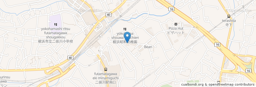 Mapa de ubicacion de 個別指導 MAK進学会 en Japan, Präfektur Kanagawa, Yokohama, 旭区.