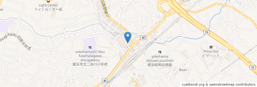 Mapa de ubicacion de セガフレード・ザネッティ・エスプレッソ en Japan, Kanagawa Prefecture, Yokohama, Asahi Ward.