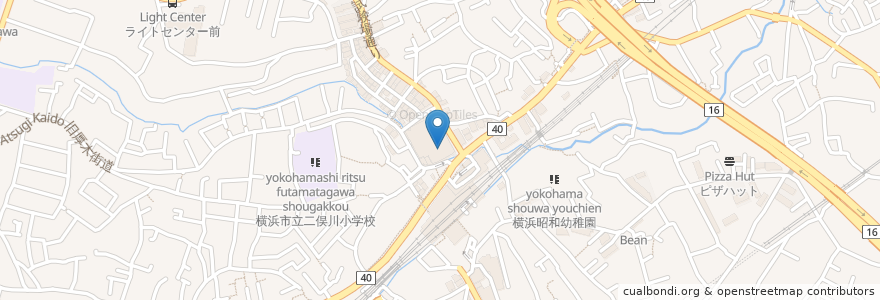 Mapa de ubicacion de あさひ歯科クリニック en Japan, 神奈川県, Yokohama, 旭区.