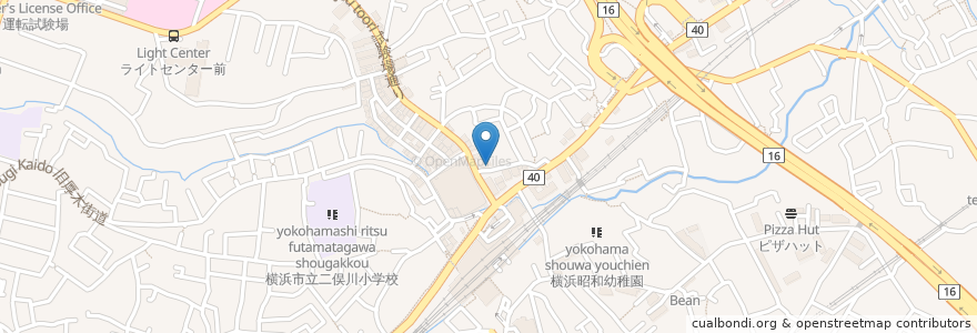 Mapa de ubicacion de 池田整形外科 en ژاپن, 神奈川県, 横浜市, 旭区.