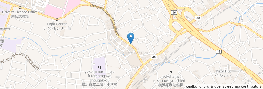 Mapa de ubicacion de いち稟 en Jepun, 神奈川県, 横浜市, 旭区.