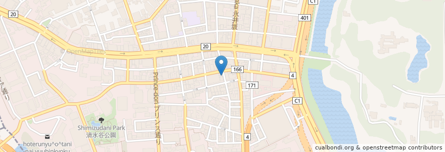 Mapa de ubicacion de 佐川急便 en Giappone, Tokyo, Chiyoda.