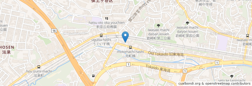 Mapa de ubicacion de 植木歯科 en 일본, 가나가와현, 요코하마시, 保土ヶ谷区.