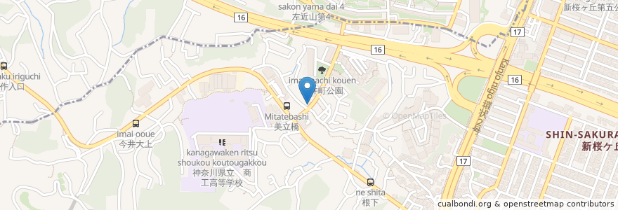 Mapa de ubicacion de ペットサロン dog place en Japón, Prefectura De Kanagawa, Yokohama, 保土ヶ谷区.
