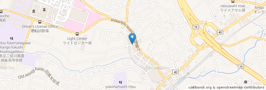 Mapa de ubicacion de ミトチャ en 일본, 가나가와현, 요코하마시, 旭区.