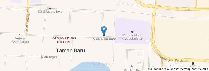 Mapa de ubicacion de Surau Nurul Iman en Maleisië, Selangor, Shah Alam.