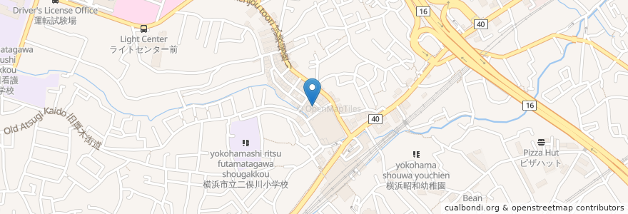 Mapa de ubicacion de すし処　六歌仙 en Jepun, 神奈川県, 横浜市, 旭区.