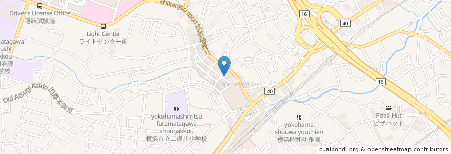 Mapa de ubicacion de エンドウ歯科医院 en 일본, 가나가와현, 요코하마시, 旭区.