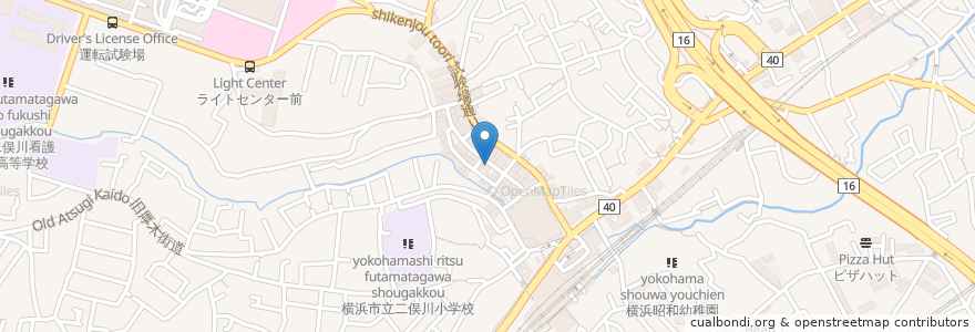 Mapa de ubicacion de ゆうや en 日本, 神奈川県, 横浜市, 旭区.