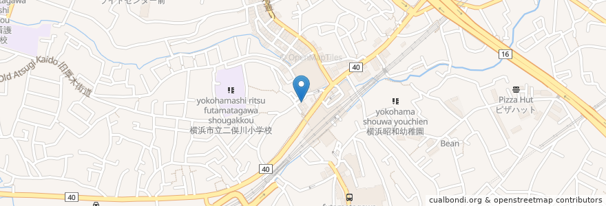 Mapa de ubicacion de 薬樹薬局 en 日本, 神奈川縣, 横滨市, 旭区.