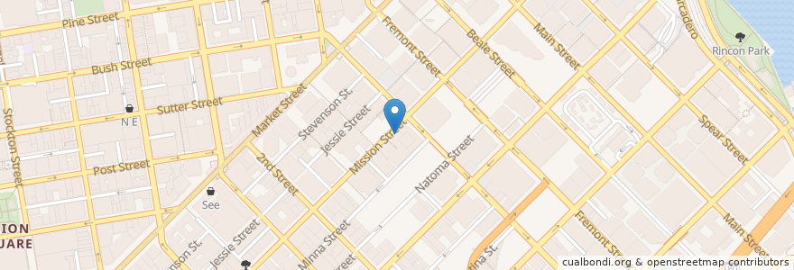 Mapa de ubicacion de Sausalito Cafe en États-Unis D'Amérique, Californie, San Francisco, San Francisco.