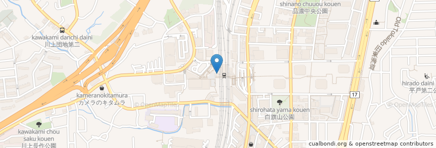 Mapa de ubicacion de みずほ銀行 en Japon, Préfecture De Kanagawa, 横浜市, 戸塚区.