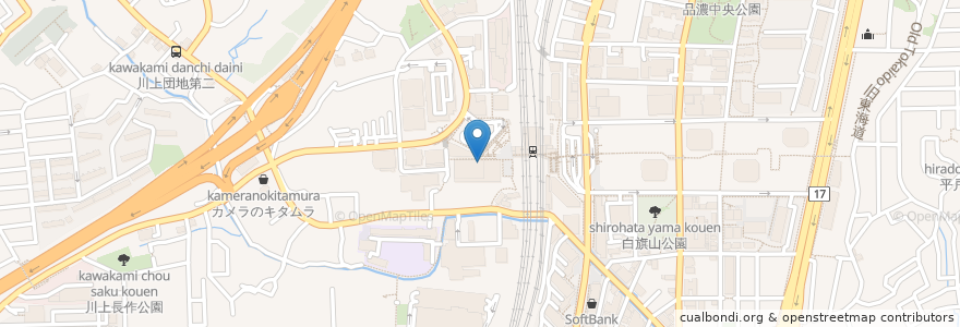 Mapa de ubicacion de HAC en Japonya, 神奈川県, 横浜市, 戸塚区.