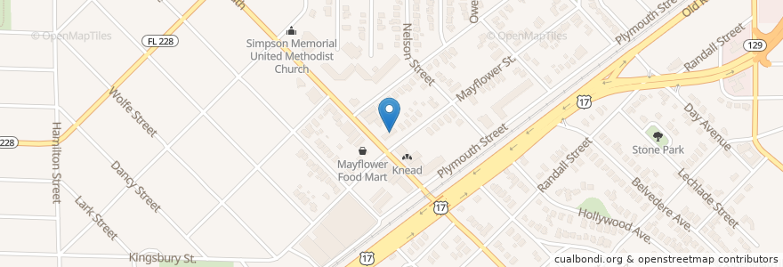 Mapa de ubicacion de Jacksonville Theological Baptist Seminary en Amerika Syarikat, Florida, Duval County, Jacksonville.