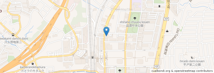 Mapa de ubicacion de カワイ音楽教室 en Japon, Préfecture De Kanagawa, 横浜市, 戸塚区.