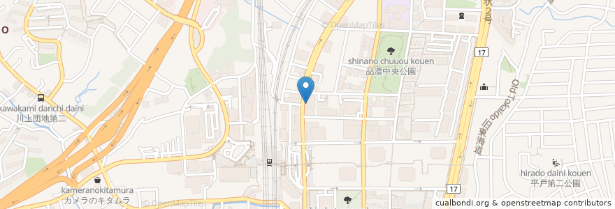 Mapa de ubicacion de ガスト en اليابان, كاناغاوا, 横浜市, 戸塚区.