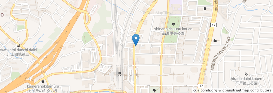 Mapa de ubicacion de 東戸塚脳神経外科クリニック en Japonya, 神奈川県, 横浜市, 戸塚区.