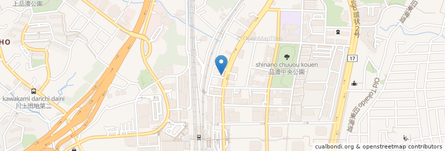 Mapa de ubicacion de 藤野クリニック en 日本, 神奈川県, 横浜市, 戸塚区.