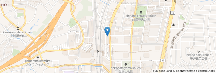 Mapa de ubicacion de ダンススタジオ石川和孝 en 日本, 神奈川縣, 横滨市, 戸塚区.