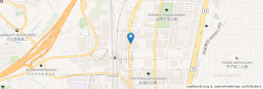 Mapa de ubicacion de 三菱東京UFJ銀行 en 日本, 神奈川縣, 横滨市, 戸塚区.