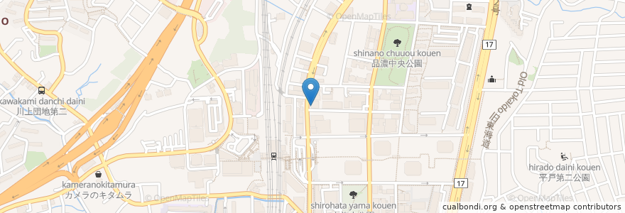 Mapa de ubicacion de 玉屋 光助 en Jepun, 神奈川県, 横浜市, 戸塚区.