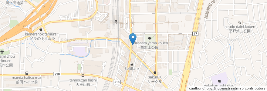 Mapa de ubicacion de にし眼科 en Japon, Préfecture De Kanagawa, 横浜市, 戸塚区.