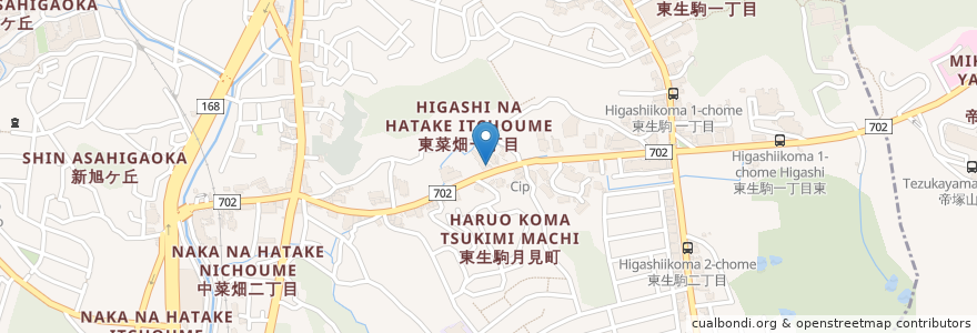 Mapa de ubicacion de OSTERIA UMANO en 日本, 奈良県/奈良縣, 生駒市.