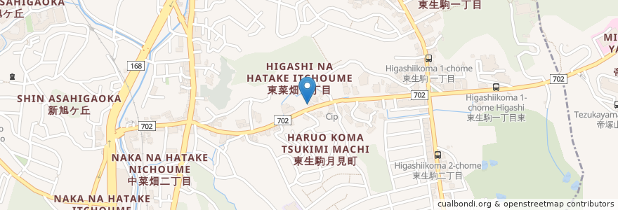 Mapa de ubicacion de とり夢亭 en 日本, 奈良県/奈良縣, 生駒市.