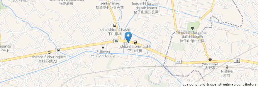 Mapa de ubicacion de Esso en Japan, 神奈川県, Yokohama, 保土ヶ谷区.