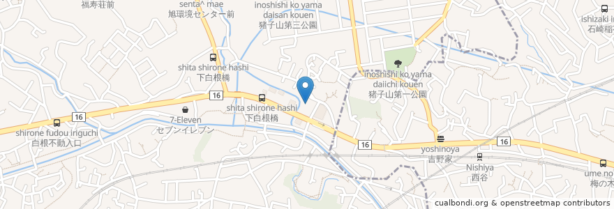 Mapa de ubicacion de オランダ坂珈琲邸 en 日本, 神奈川県, 横浜市, 保土ヶ谷区.