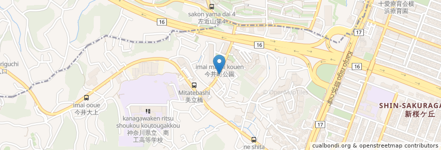 Mapa de ubicacion de パブスナック かすみ草 en Japan, Präfektur Kanagawa, Yokohama, 保土ヶ谷区.