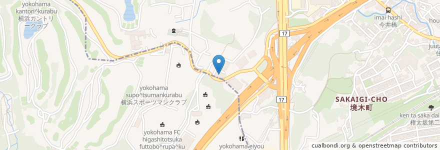 Mapa de ubicacion de MAX en Japan, Kanagawa Prefecture, Yokohama, Hodogaya Ward.