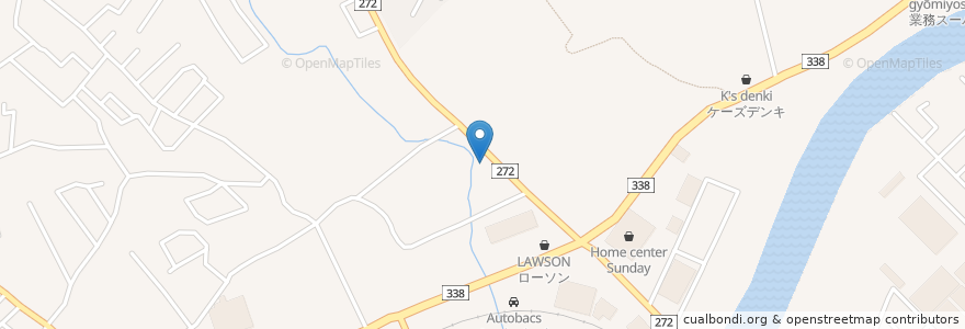 Mapa de ubicacion de ほっともっと en 日本, 青森县, 陸奧市.