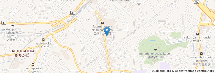 Mapa de ubicacion de 二俣川アルカディア歯科・矯正歯科 en 일본, 가나가와현, 요코하마시, 旭区.