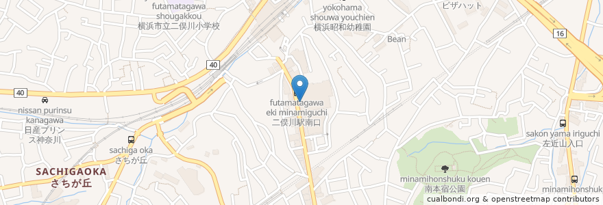Mapa de ubicacion de サーティワンアイスクリーム en Japonya, 神奈川県, 横浜市, 旭区.