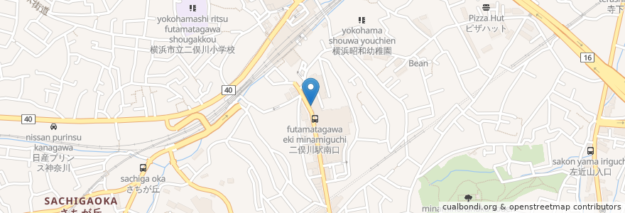Mapa de ubicacion de ミスタードーナツ en Japonya, 神奈川県, 横浜市, 旭区.