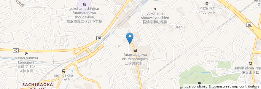 Mapa de ubicacion de スマイル薬局 en ژاپن, 神奈川県, 横浜市, 旭区.
