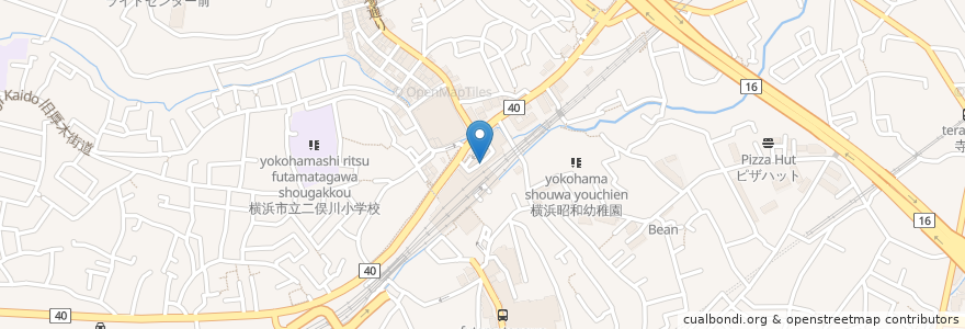 Mapa de ubicacion de 横浜市二俣川駅行政サービスコーナー en Japonya, 神奈川県, 横浜市, 旭区.