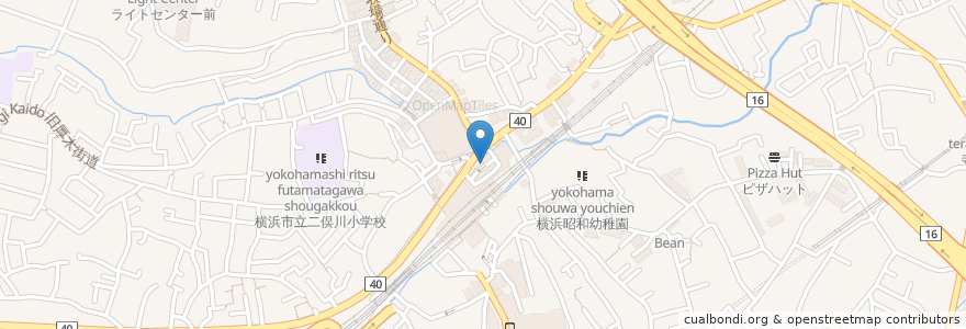 Mapa de ubicacion de ドトールコーヒーショップ en 日本, 神奈川縣, 横滨市, 旭区.