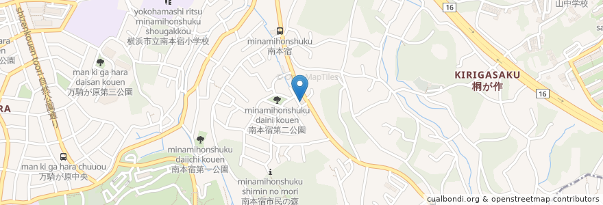 Mapa de ubicacion de 超焼肉 en Japan, Präfektur Kanagawa, Yokohama, 旭区.