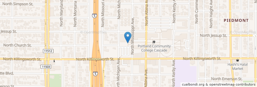 Mapa de ubicacion de Bike Work Stand - No Pump en アメリカ合衆国, オレゴン州, Portland, Multnomah County.