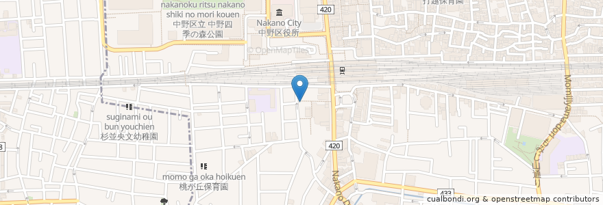 Mapa de ubicacion de vivo daily stand en Japan, Tokio, 中野区.