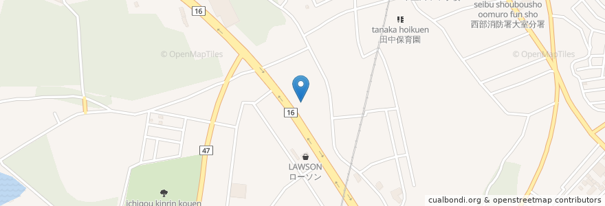 Mapa de ubicacion de オリックスレンタカー en Japón, Prefectura De Chiba, 柏市.
