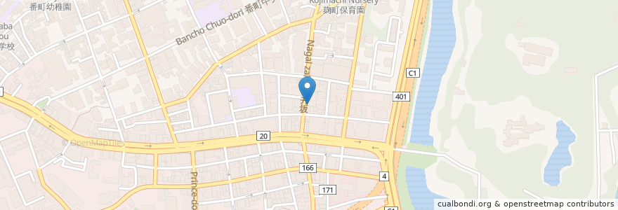 Mapa de ubicacion de CORNET en Jepun, 東京都, 千代田区.